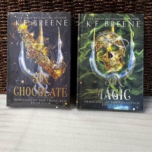Arcane Society KF Breene Demigods Set #1 Sin and Chocolate #2 Sin and Magic New